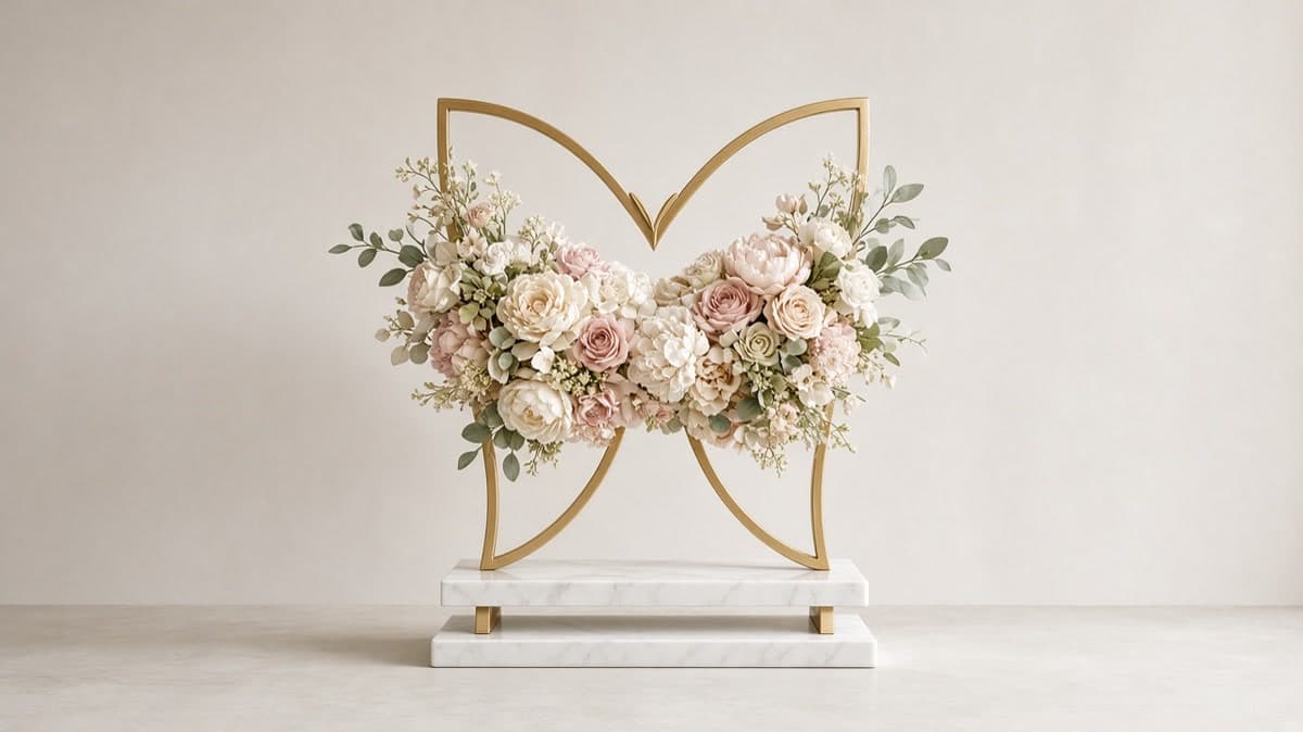 Flower Butterfly Display