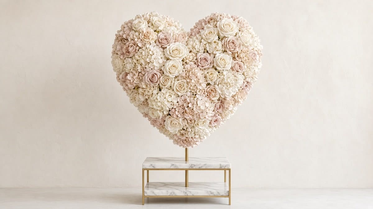 Floral Heart Display