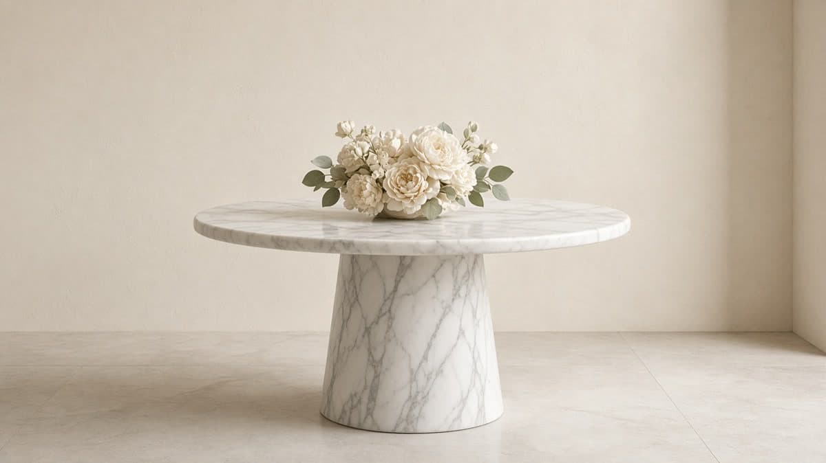 Marble Display Table